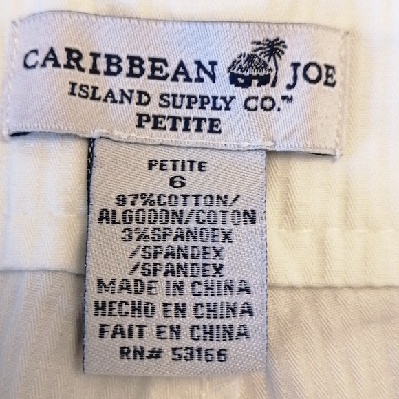 Caribbean  Joe,ladies capris,size 4 Petite - Picture 8 of 10